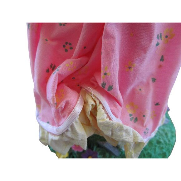 Fabric Mache Mrs. Easter Bunny Figurine With Tulips Eggs Duckling GUC - Picture 8 of 16